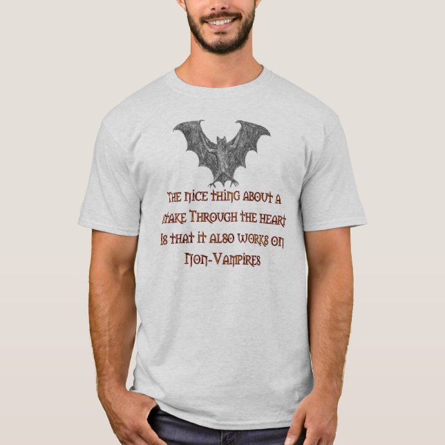 T-shirt Non-Vampires (Devant)
