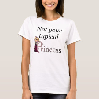 T-shirt Non votre babydoll typique T de princesse