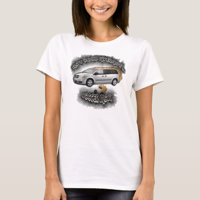 T-shirt NON votre maman MOYENNE du football… était (Devant)