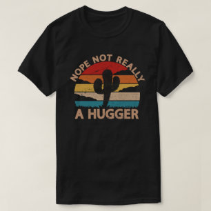T-shirt Non Vraiment Pas Un Gros Drôle Vintage Cactus Tee