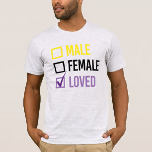 T-shirt Nonbinaire et aimé