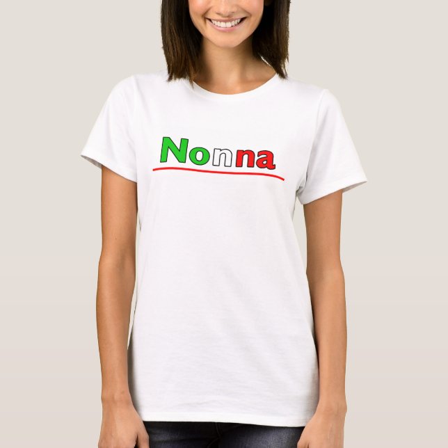 T-shirt Nonna Chemise (Devant)