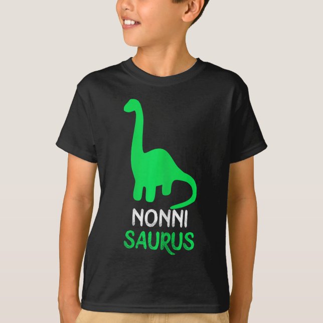 T-shirt Nonni-saurus Dino Dinosaure Nonnisaurus (Devant)