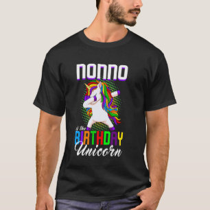 T-shirt Nonno de la Licorne de la Princesse d'Anniversaire