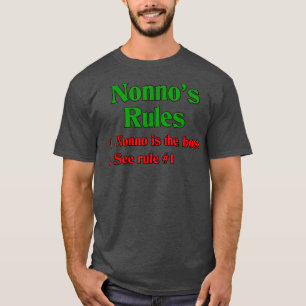 T-shirt Nonno's Rules (grand-père italien)