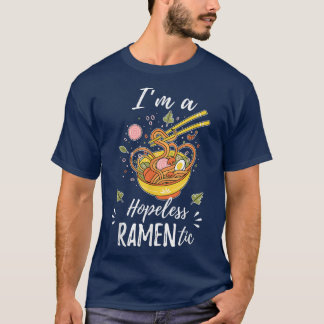T-shirt Noodle japonais Kawaii Ramen sans espoir