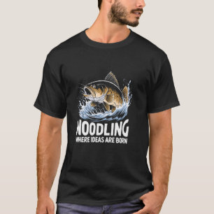 T-shirt Noodling Où les idées naissent Noodler Poisson-cha