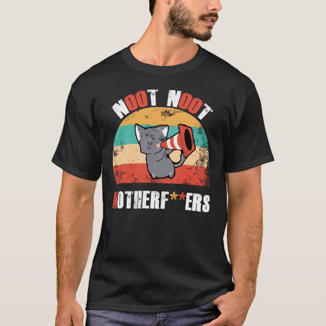 T-shirt noot Pingu Mother meme (Devant)