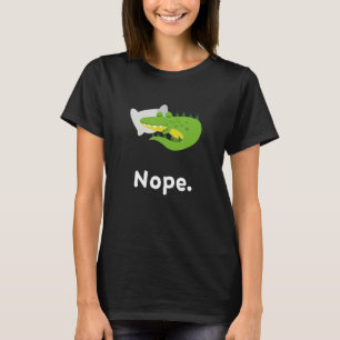 T-shirt Nope Crocodiles Nap Dormir Pyjama