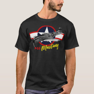 T-shirt Nord-Américain P51 Mustang