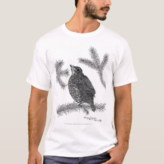 T-shirt Nord-américain Robin à l'encre