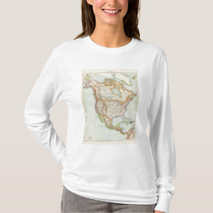 T-shirt Nordamerika - carte nord-américaine