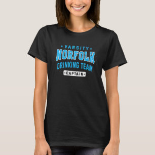 T-shirt Norfolk Drinking Team Capitaine Beer Craft Bière D