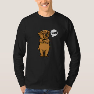T-shirt Norfolk Terrier têtu