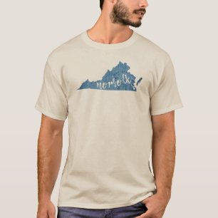 T-shirt Norfolk Virginia Wood Grain