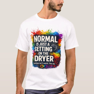 T-shirt Normal N'est Qu'un Réglage Sur Le Sèche-Li