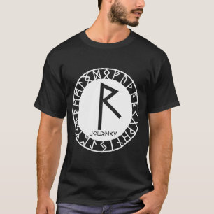T-shirt Norse Rune Voyage RAIDHO Viking Rune Symbole Celti
