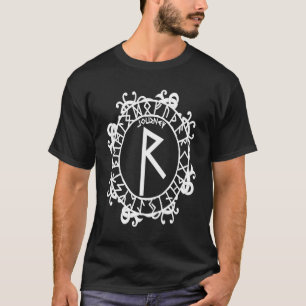 T-shirt Norse Rune Voyage RAIDHO Viking Rune Symbole Celti