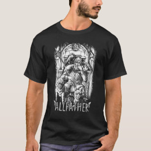 T-shirt Norse Viking Allfather Odin Valhalla Nordic Pagan