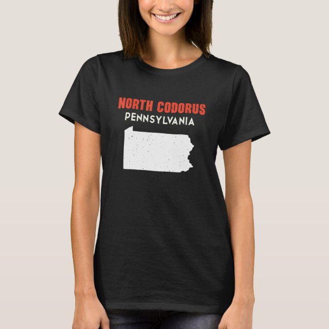 T-shirt North Codorus Pennsylvania USA State America Trave (Devant)