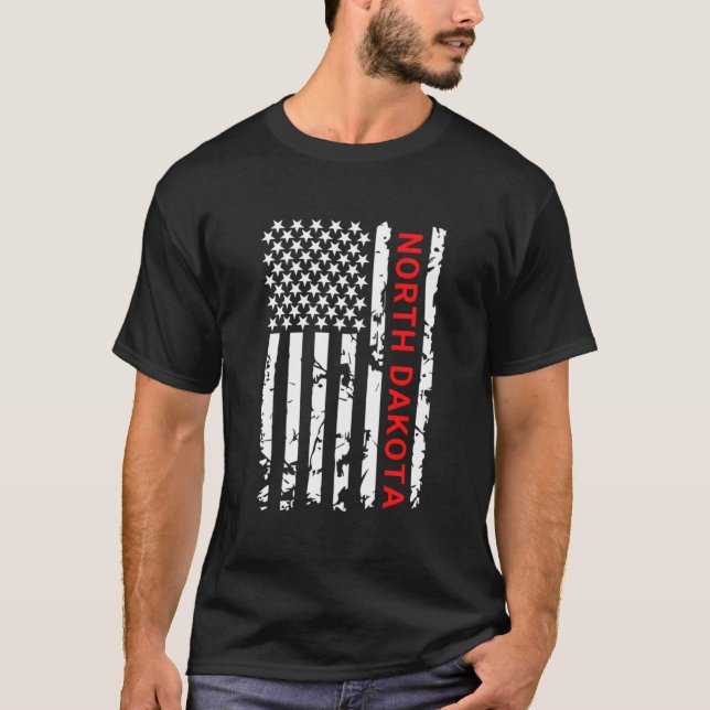 T-shirt North Dakota And (Devant)