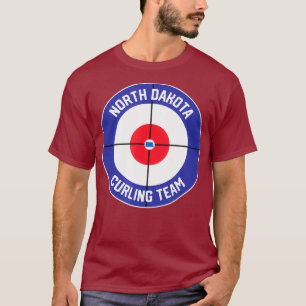 T-shirt North Dakota Curling Team Sweep Rock ND State