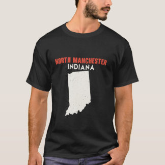 T-shirt North Manchester Indiana USA State America Travel