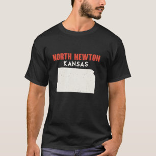 T-shirt North Newton Kansas USA State America Travel Kansa
