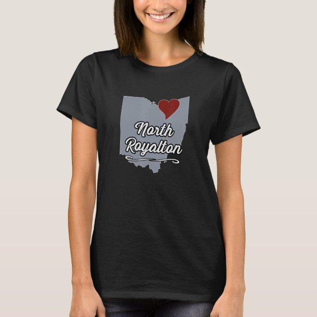T-shirt North Royalton  Ohio OH City State USA  Cute Souve (Devant)