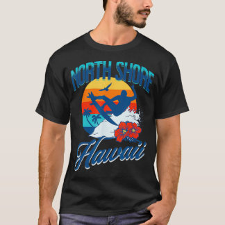 T-shirt North Shore Hawaii Beach Surf Vacances été Vint