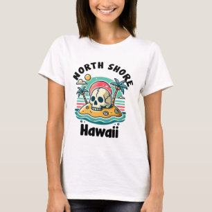 T-shirt North Shore Oahu Hawaii Souvenir Surf Hawaïen 