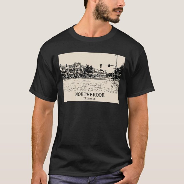 T-shirt Northbrook Illinois (Devant)