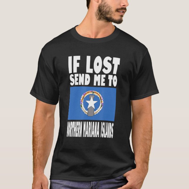 T-shirt Northern Mariana Islands Flag Design  If lost send (Devant)