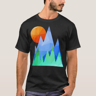 T-shirt Northern Sunrise Baseball  Sleeve