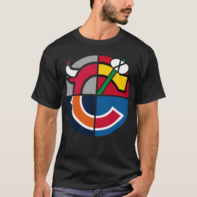 T-shirt Northside Chicago (Devant)