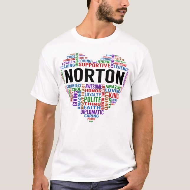 T-shirt NORTON Legend Heart (Devant)
