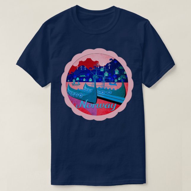 T-shirt Norvège 4 1 (Design devant)