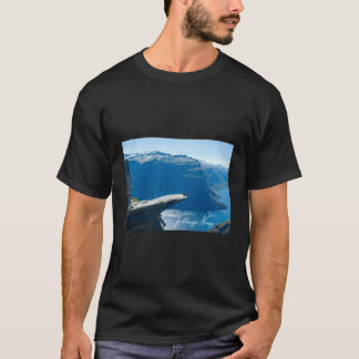 T-shirt Norvège Fjords Panorama Voyage