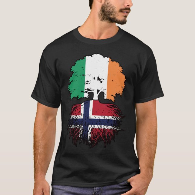 T-shirt Norvège Irlande Irlande Irlande Irlande Irlande Ar (Devant)