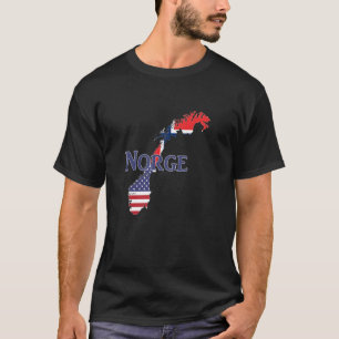 T-shirt Norvège Norge Ancestry Expat Expatrié Famille Reun