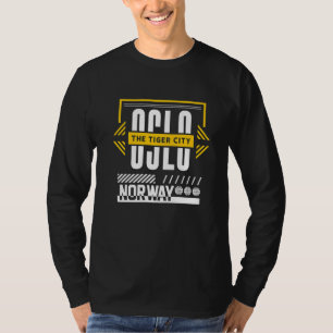 T-shirt Norvège Norvège Norge norvégien Oslo Voyage Urbain