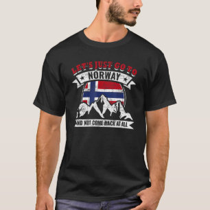 T-shirt Norvège Scandinavie Cerf Nord Cap Norvège 2