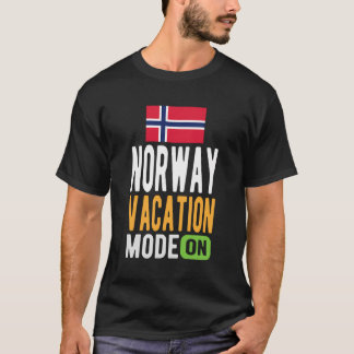 T-shirt Norvège Souvenir - Voyage - Norvège Mode Vacances