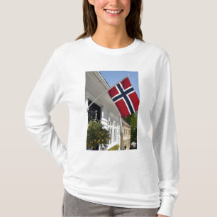 T-shirt Norvège, Stavanger. Vues du centre-ville historiqu