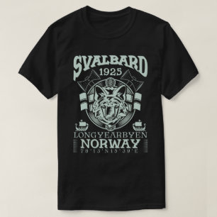 T-SHIRT NORVÈGE SVALBARD LONGYEARBYEN - ARCTIC FOX