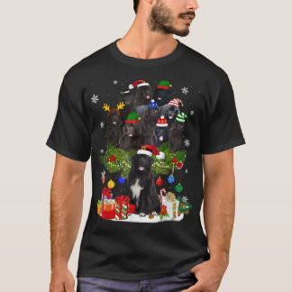 T-shirt Norvégien Elkhound Reindeer Christmas Chien Riding