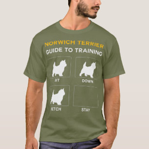 T-shirt Norwich Terrier Guide D'Entraînement De L'Obéiss