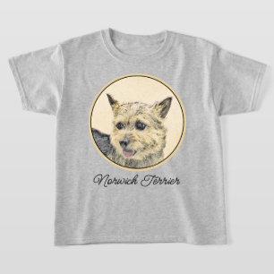 T-shirt Norwich Terrier Peinture - Cute Original Chien Art