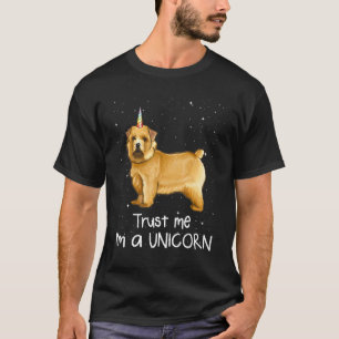 T-shirt Norwich Terrier Trust Me Im A Unicorn Chien