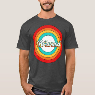 T-shirt Norwood Nom Chemise Vintage Norwood Cercle